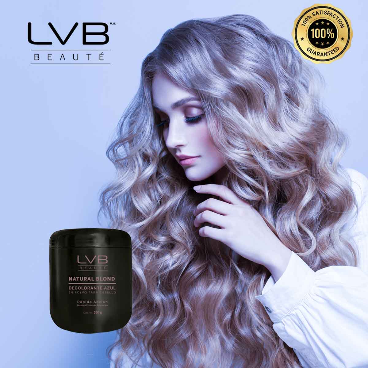 NATURAL BLOND DECOLORANTE AZUL EN POLVO RAPIDA ACCIÓN 350 GR