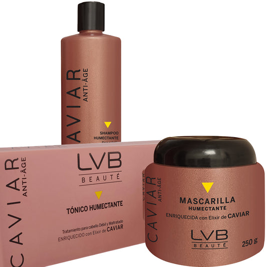 KIT HUMECTANTE (SH+MASC+TONICO) PARA CABELLO DEBIL Y MALTRATADO