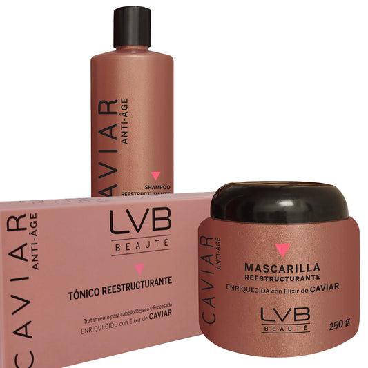 KIT REESTRUCTURANTE (SH+MASC+TONICO) PARA TODO TIPO DE CABELLO