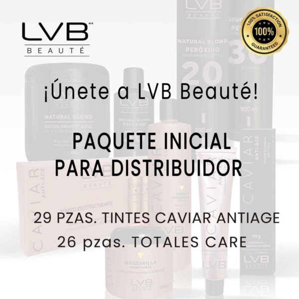 Paquete inicial para distribuidor - LVB Beauté